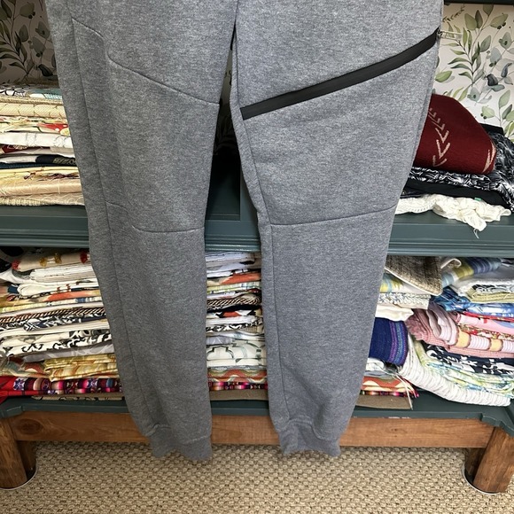 Zoo York Joggers SweatPants Mens L Drawstring Gray Cuffed Leg Stretch 4 Pockets - Picture 2 of 8